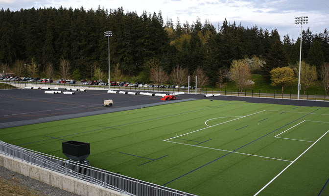 Construction is underway on WWU's new multi-purpose facility.